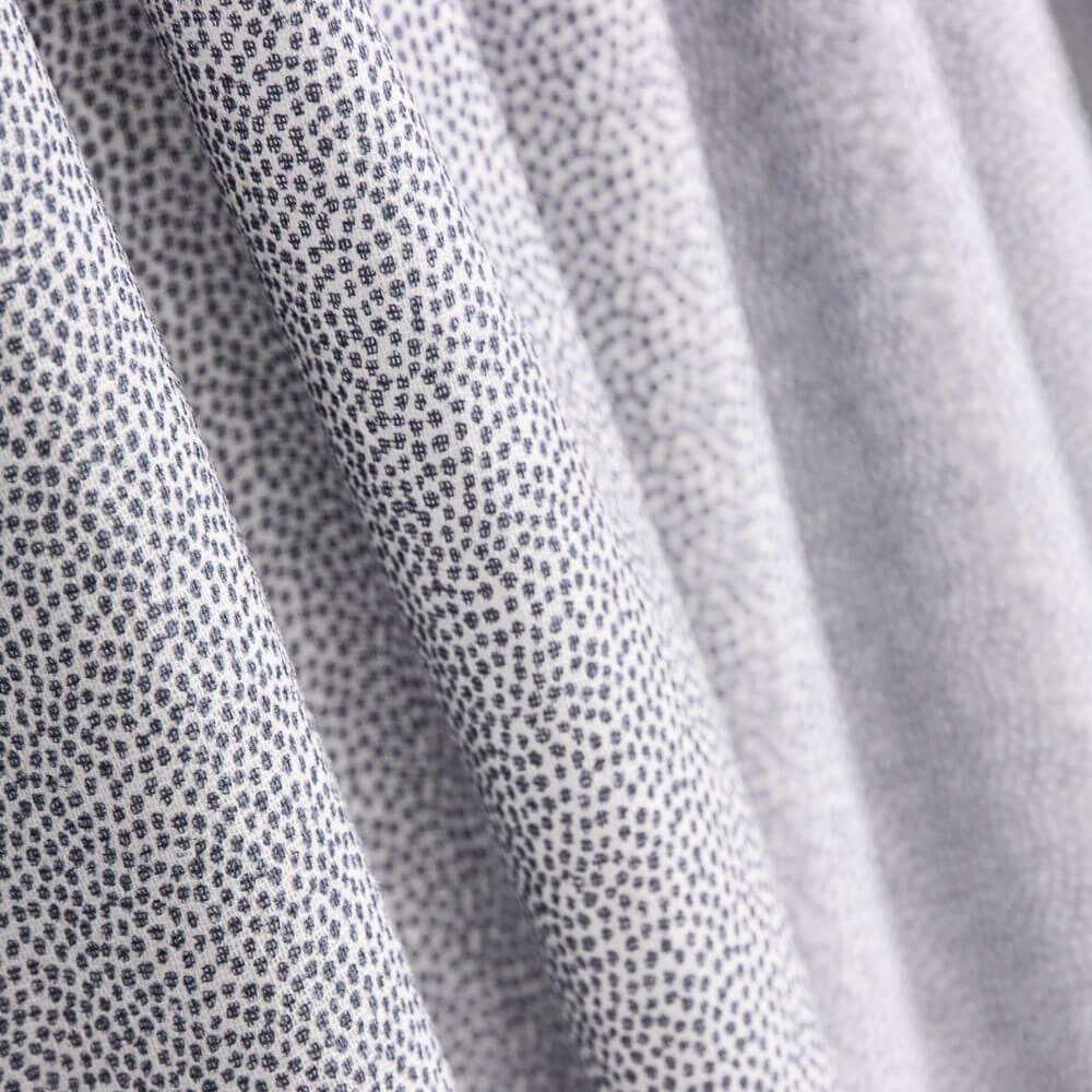 Coton Double Gaze Gris Tacheté - Ribes y Casals