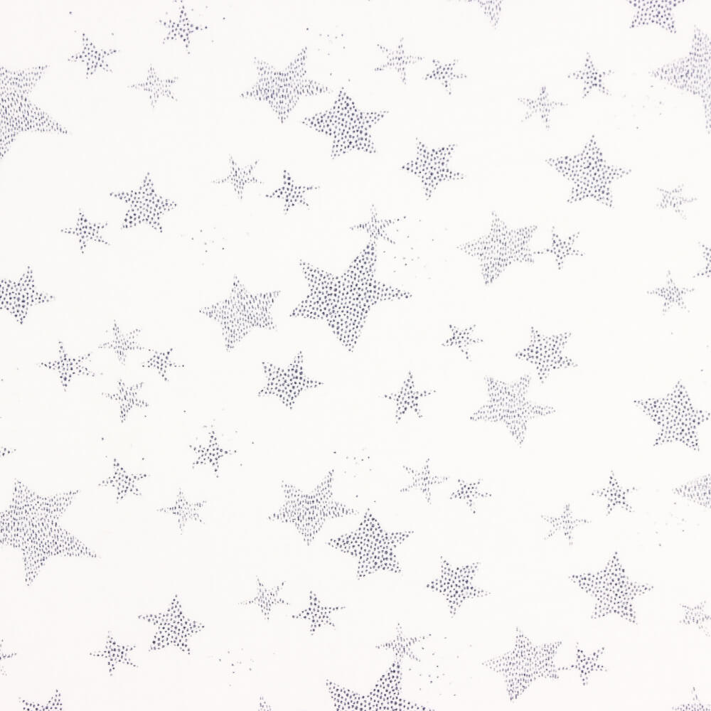 Double Gaze Coton Étoiles Gris - Ribes y Casals