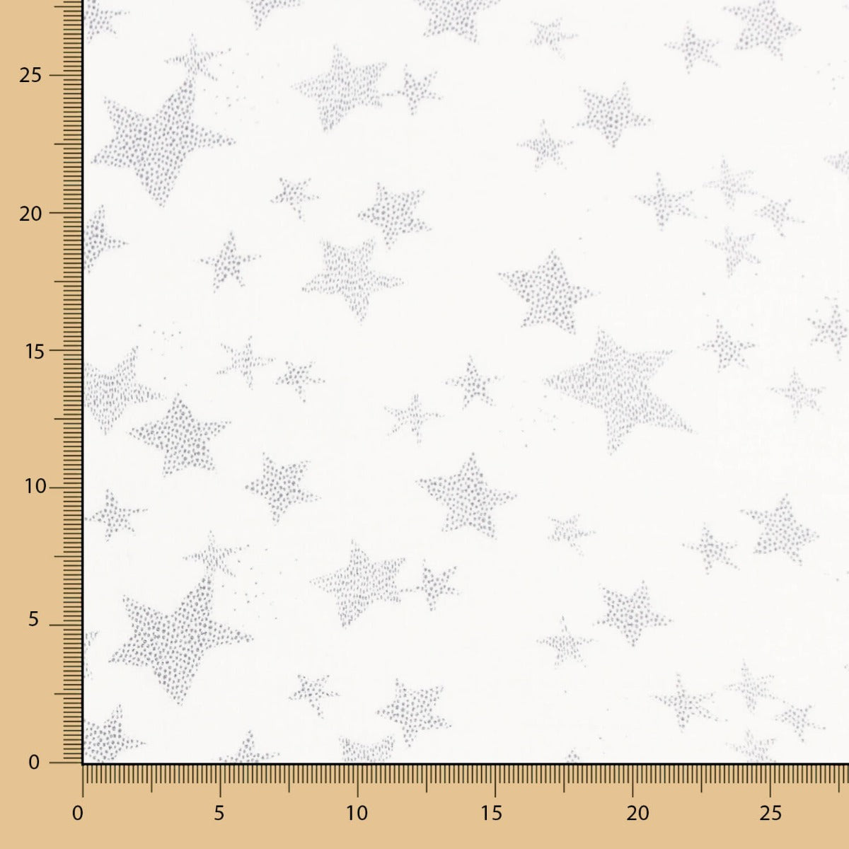 Double Gaze Coton Étoiles Gris - Ribes y Casals