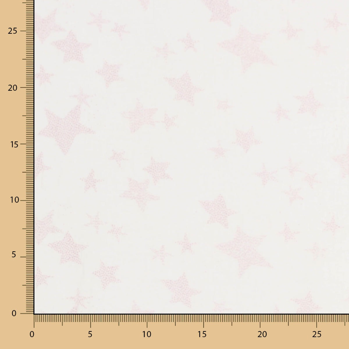 Double Gaze Coton Étoiles Rose - Ribes y Casals