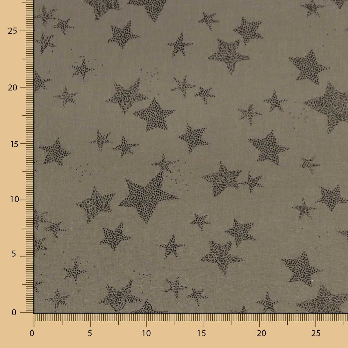 Double Gaze Coton Étoiles Vert - Ribes y Casals