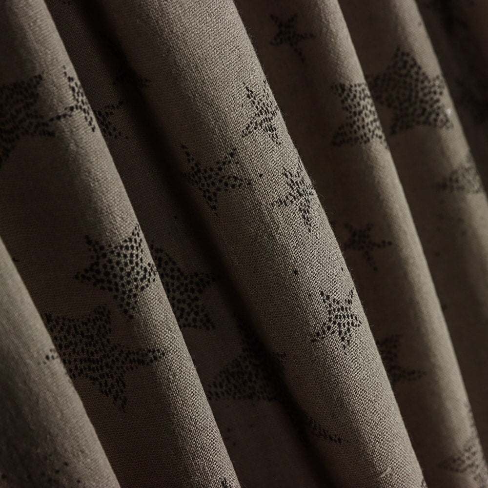 Double Gaze Coton Étoiles Vert - Ribes y Casals