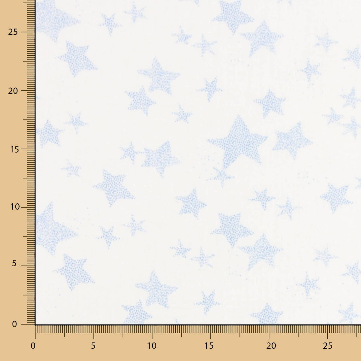 Double Gaze Coton Étoiles Bleu Jean - Ribes y Casals