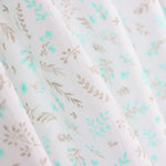 Double Gaze Coton Jaune Branches - Ribes y Casals