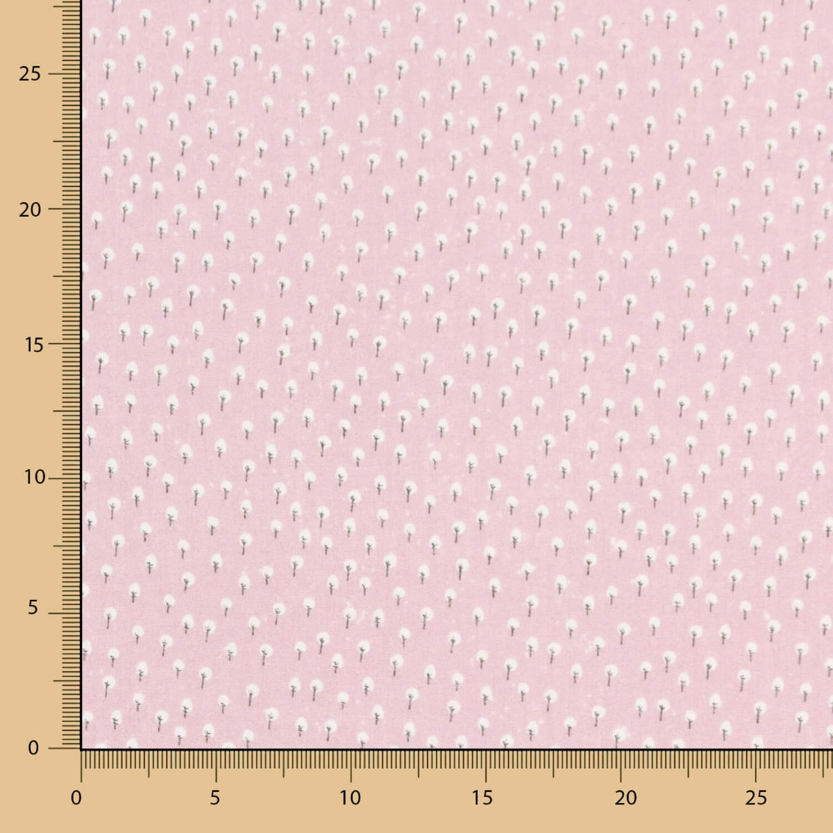 Double Gaze Coton Arbres Rose - Ribes y Casals
