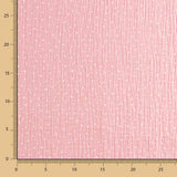 Double Gaze Coton Pois Roses - Ribes y Casals
