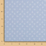 Double Gaze Coton Marin Bleu Clair - Ribes y Casals