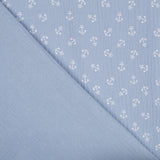 Double Gaze Coton Marin Bleu Clair - Ribes y Casals