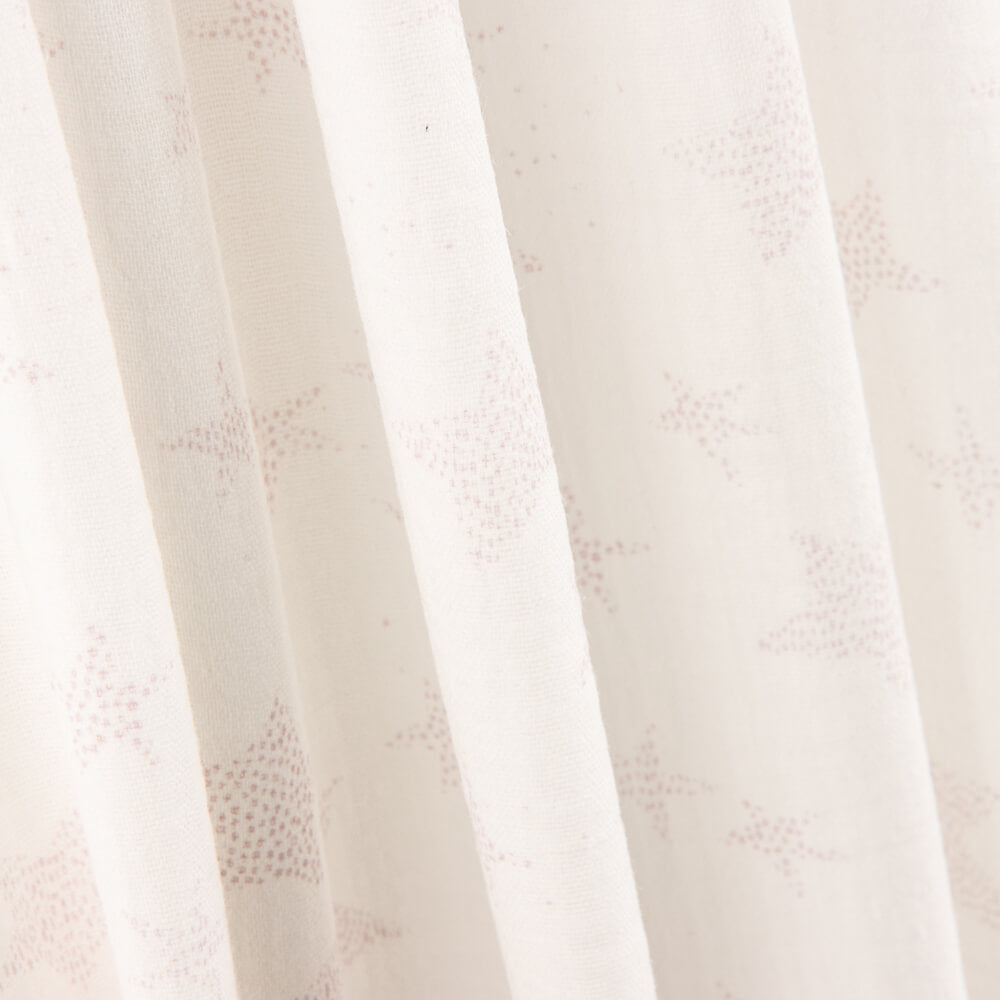 Bambula Algodón Multi Estrellas Rosa - Ribes y Casals