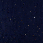 Double Gaze Coton Pluie Bleu Nuit - Ribes y Casals