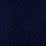 Double Gaze Coton Pluie Bleu Nuit - Ribes y Casals