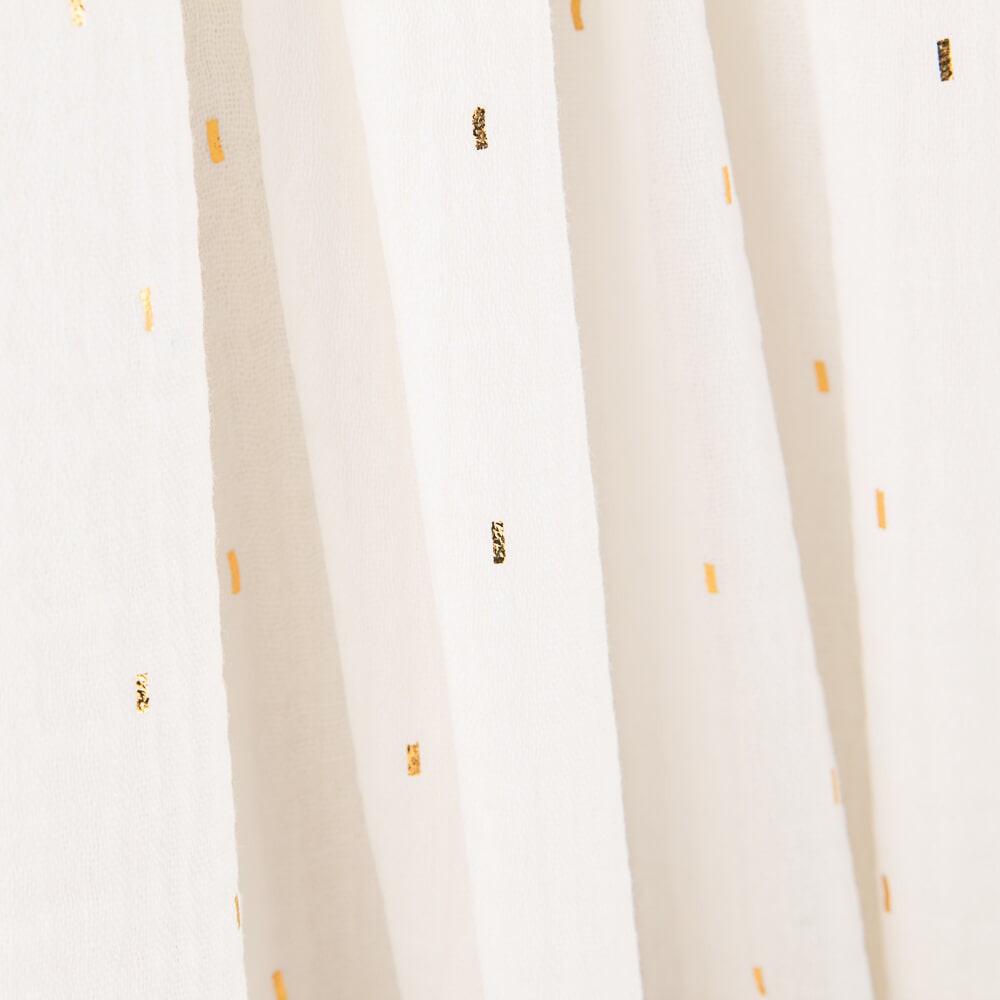 Double Gaze Coton Pluie Blanc - Ribes y Casals