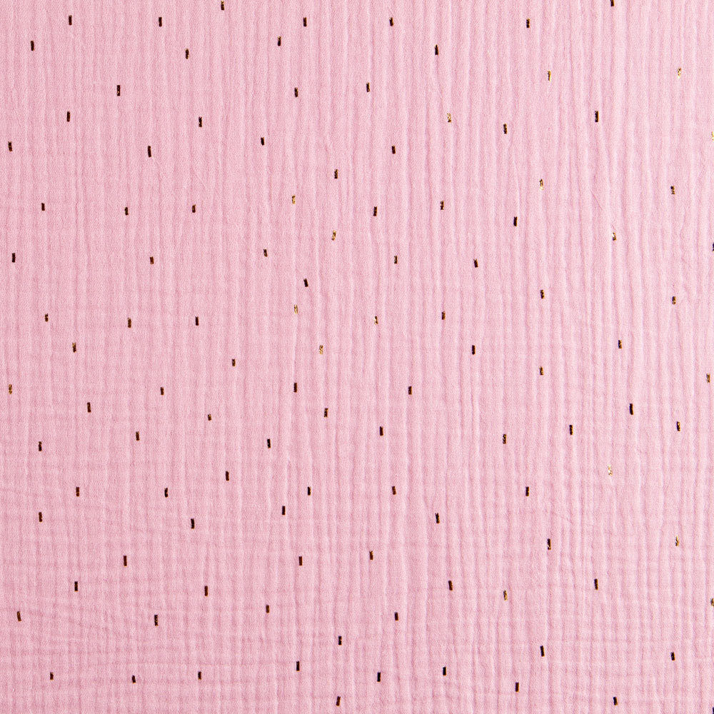 Double Gaze Coton Pluie Rose pâle - Ribes y Casals