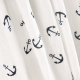 Bambula Algodón Anclas Blanco - Ribes y Casals