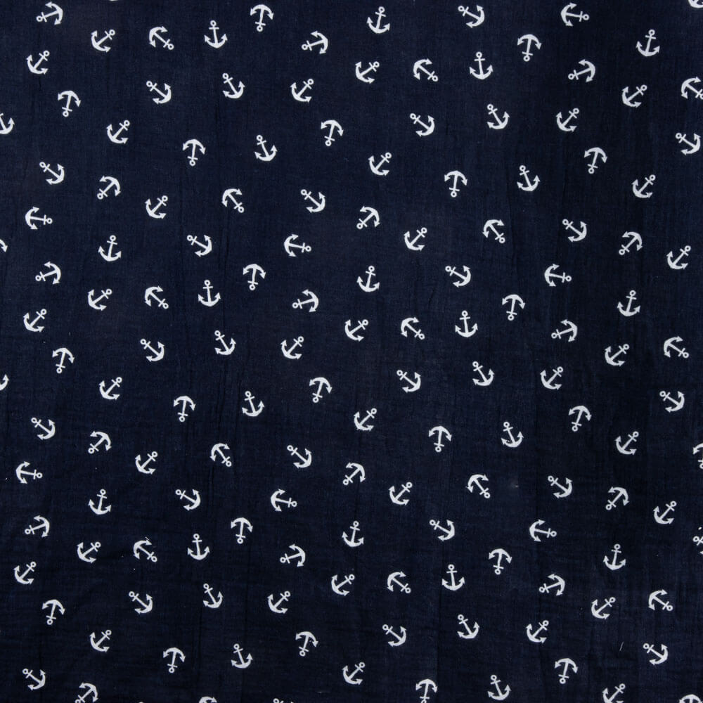 Bambula Algodón Anclas Marino - Ribes y Casals