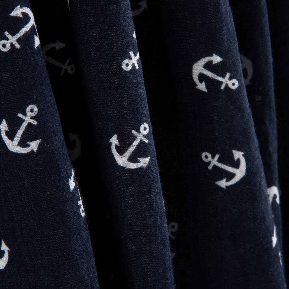 Bambula Algodón Anclas Marino - Ribes y Casals