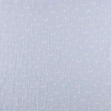 Tissu Mousseline Coton Marguerites Bleu Clair - Ribes y Casals
