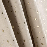 Mousseline Coton Chiné Lurex Gris Moyen - Ribes y Casals