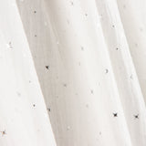 Mousseline Coton Étoiles Lurex Blanc - Ribes y Casals