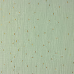 Double gaze verte avec lurex doré - Ribes y Casals