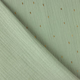 Double gaze verte avec lurex doré - Ribes y Casals