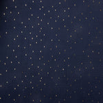 Double gaze bleu marine avec lurex doré - Ribes y Casals