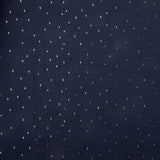 Double gaze bleu marine avec lurex doré - Ribes y Casals