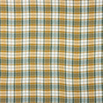 Double Gaze Vichy Réversible Vert-Ocre - Ribes y Casals