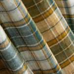 Double Gaze Vichy Réversible Vert-Ocre - Ribes y Casals