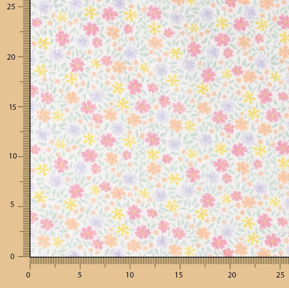 Bambula imprimé jardin - Ribes y Casals