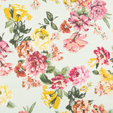 Double Gaze Fleurs Retro Vert Clair - Ribes y Casals