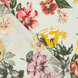 Double Gaze Fleurs Retro Vert Clair - Ribes y Casals