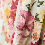 Double Gaze Fleurs Retro Vert Clair - Ribes y Casals