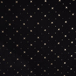 Mousseline Coton Étoiles Lurex Noir - Ribes y Casals