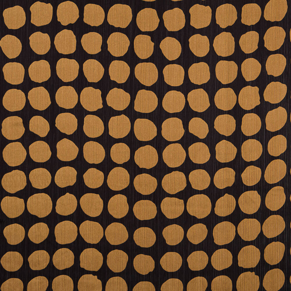 Double Gaze Gros Pois Marron - Ribes y Casals