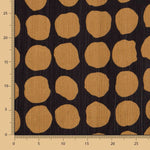 Double Gaze Gros Pois Marron - Ribes y Casals