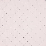 Mousseline Coton Étoiles Lurex Rose - Ribes y Casals