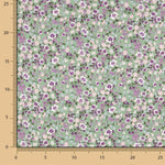 Bambula Viscosa Floral Menta - Ribes y Casals