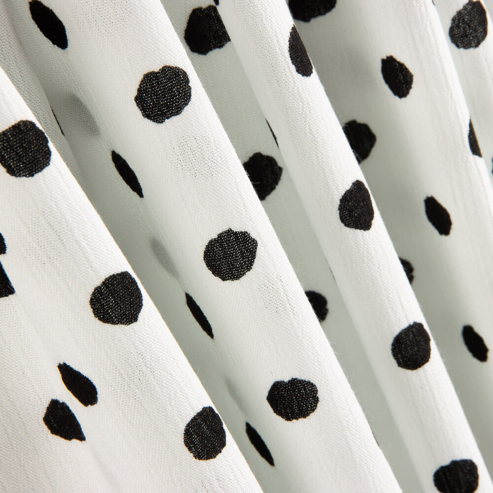 Bambula Viscosa Moteado Blanco - Ribes y Casals