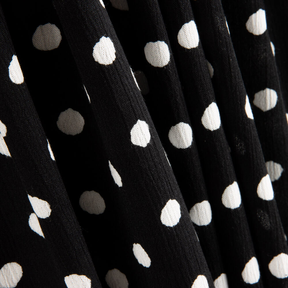 Bambula Viscosa Moteado Negro - Ribes y Casals