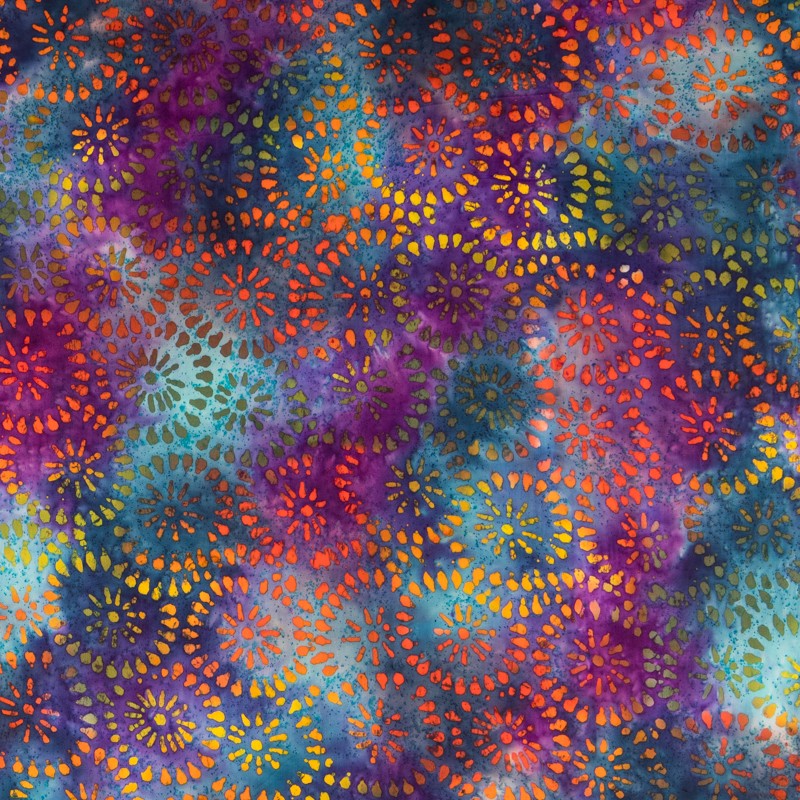 Batik Etoiles Violet - Ribes y Casals