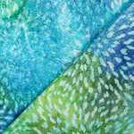 Tissu Batik Floral Bleu - Ribes y Casals