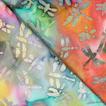 Tissu Batik Serpents Corail - Ribes y Casals