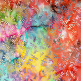 Tissu Batik Serpents Corail - Ribes y Casals