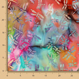 Tissu Batik Serpents Corail - Ribes y Casals