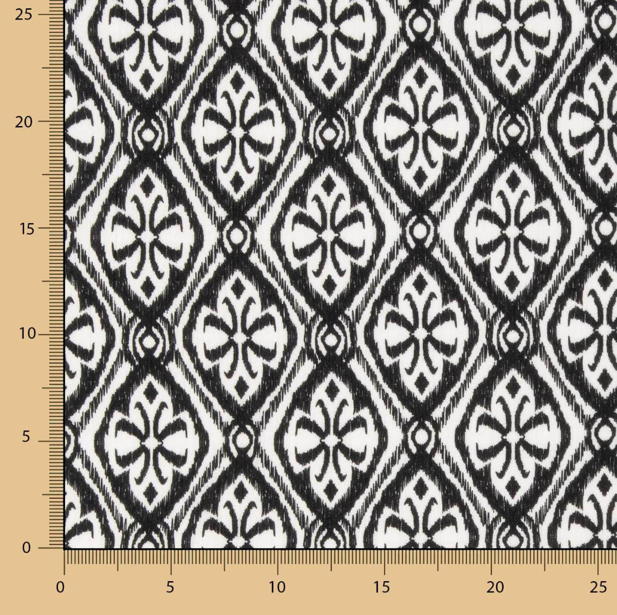 Bambula Viscose Batik Noir - Ribes y Casals