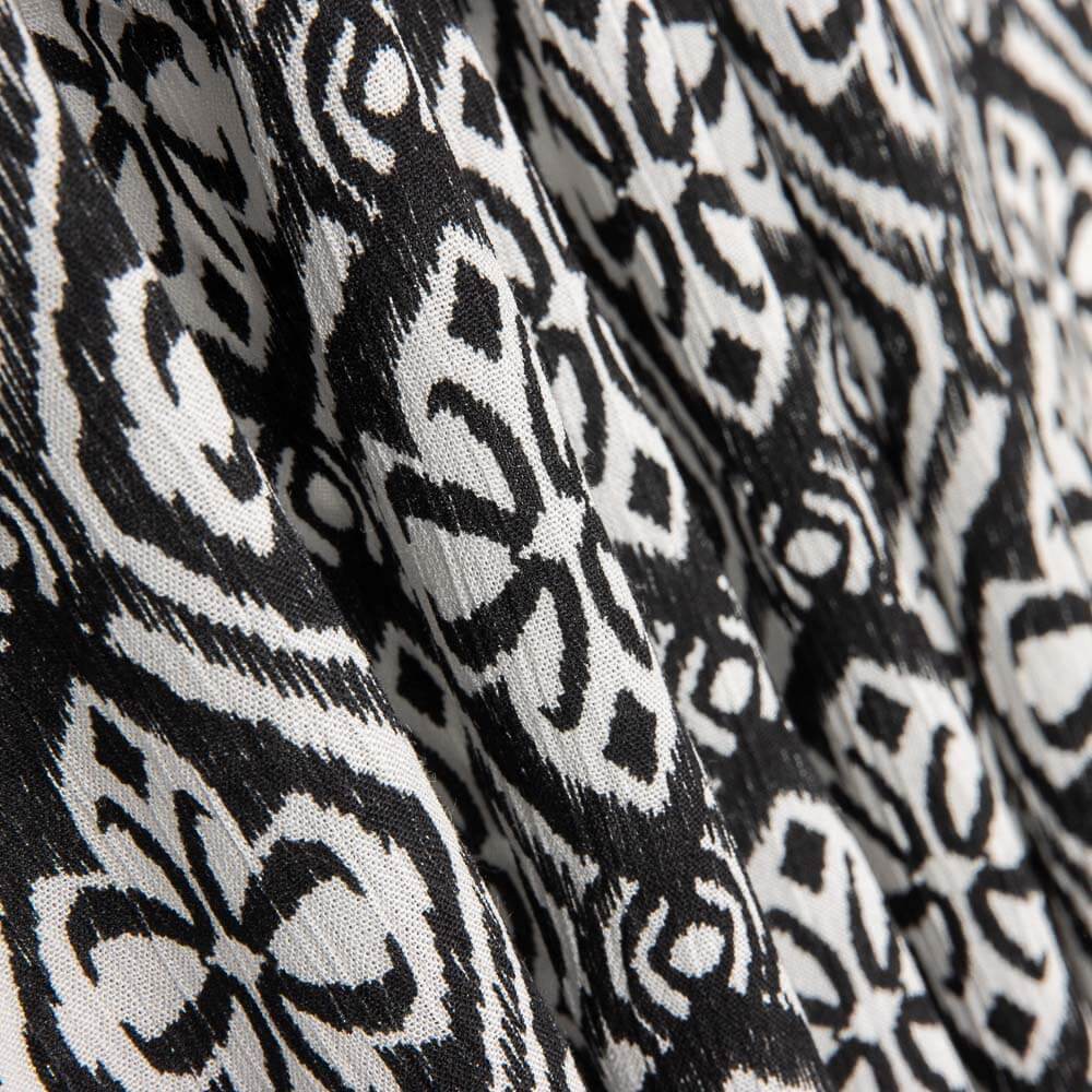 Bambula Viscose Batik Noir - Ribes y Casals