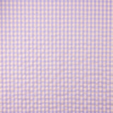 Mélange coton seersucker Vichy – Lavande - Ribes y Casals