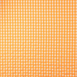 Batista Seersucker Vichy Naranja Flúor - Ribes y Casals