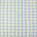 Mélange de coton seersucker Vichy – Vert tendre et bleu - Ribes y Casals